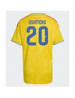 Kolumbie Juan Fernando Quintero #20 Domácí Dres pro Dámské MS 2026 Krátký Rukáv